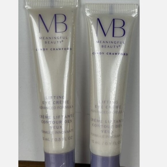 SEALED Lot Of 2 Meaningful Beauty Lifting Eye Creme Advanced Formula 0.5 Oz - Picture 1 of 2